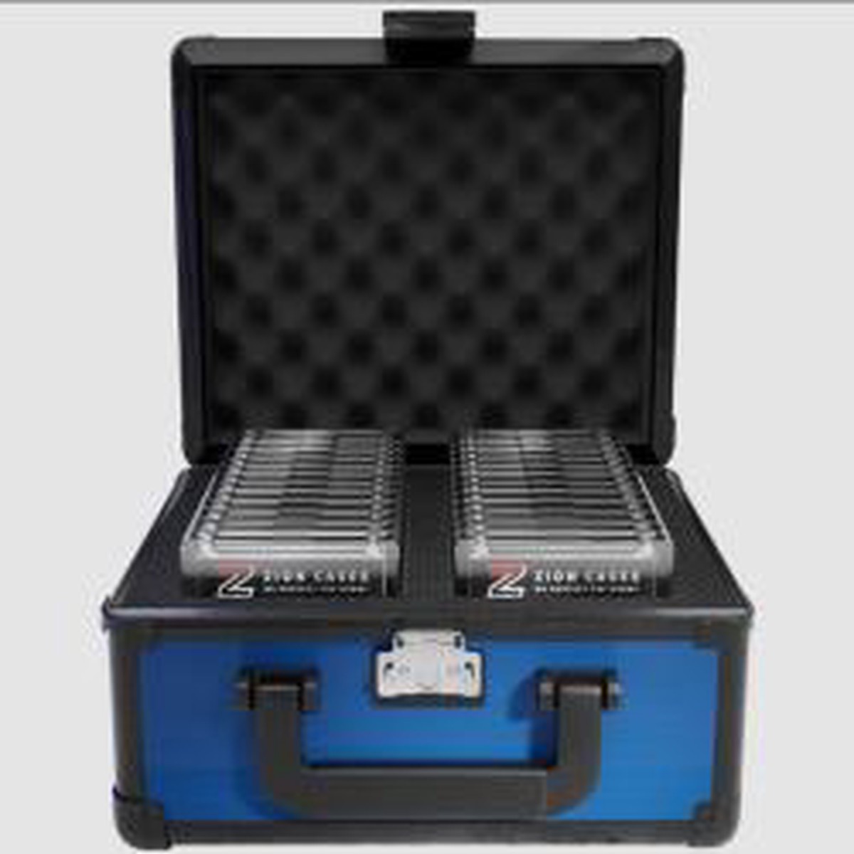 Zion Cases  Slab Case 2 Row (Blue)