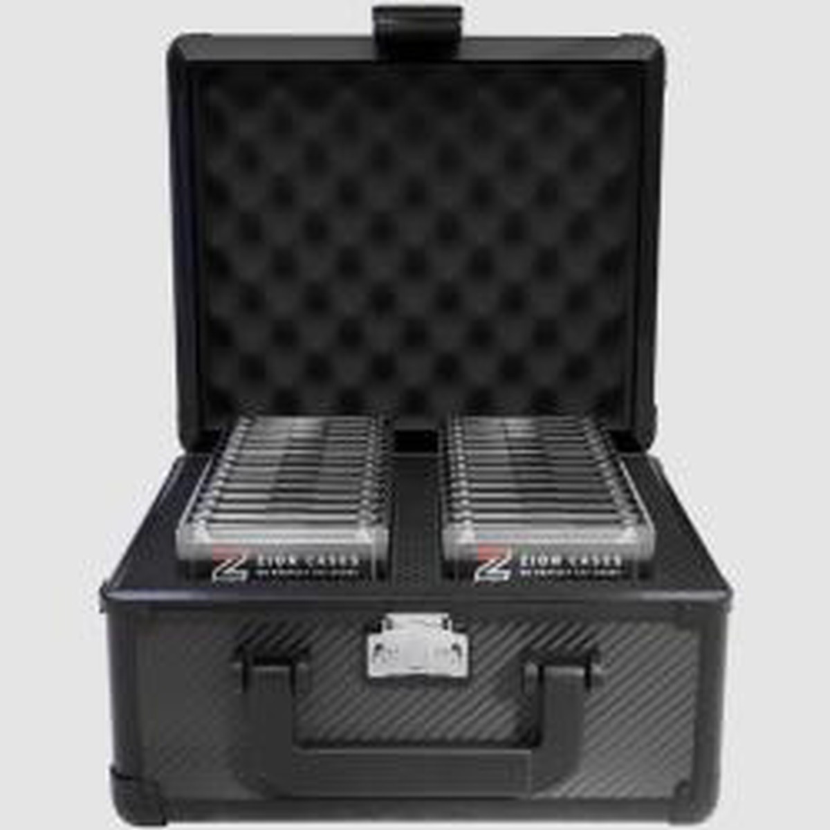 Zion Cases  Slab Case 2 Row (Carbon Fiber)