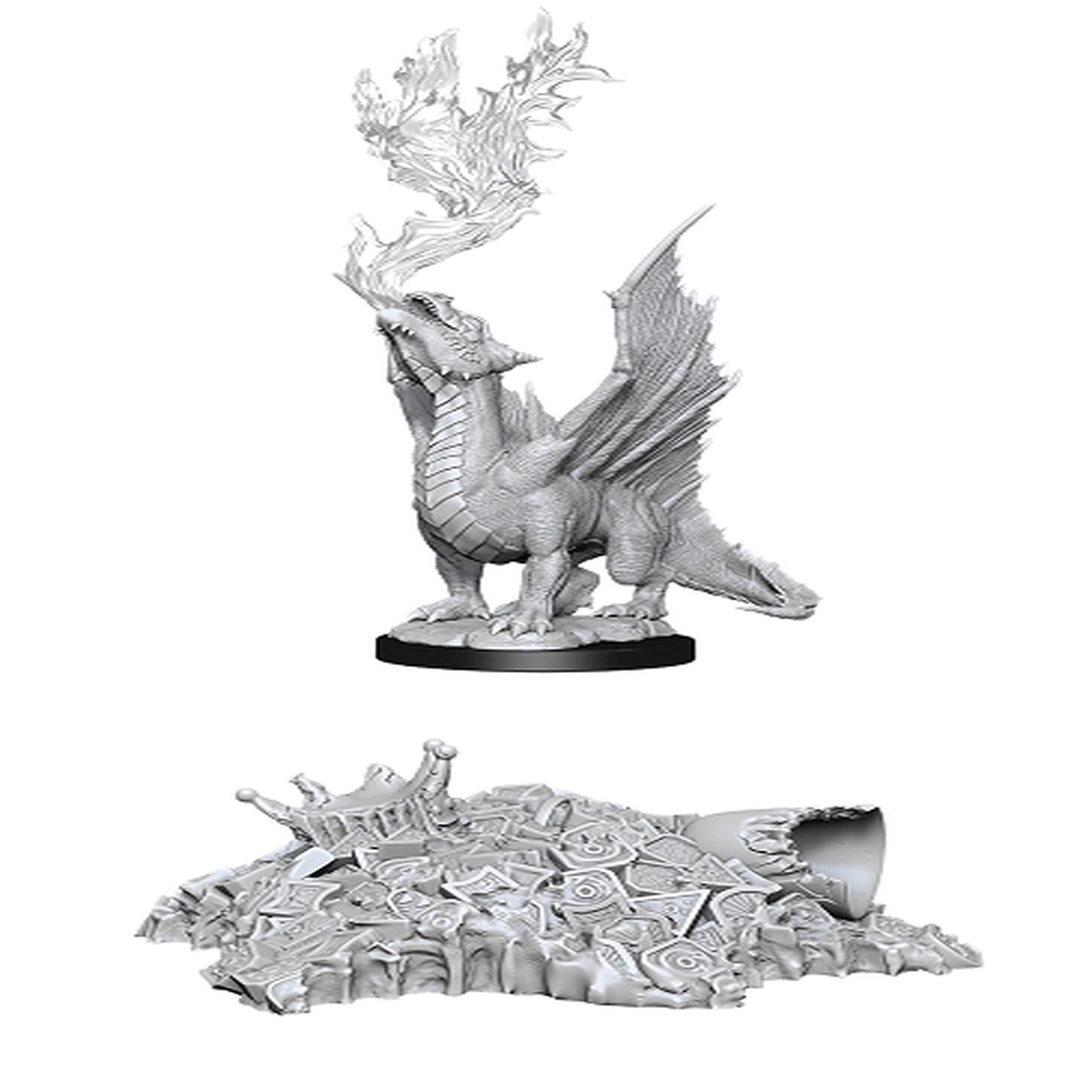 D&D Unpainted Minis WV11 Gold Dragon Wyrmling