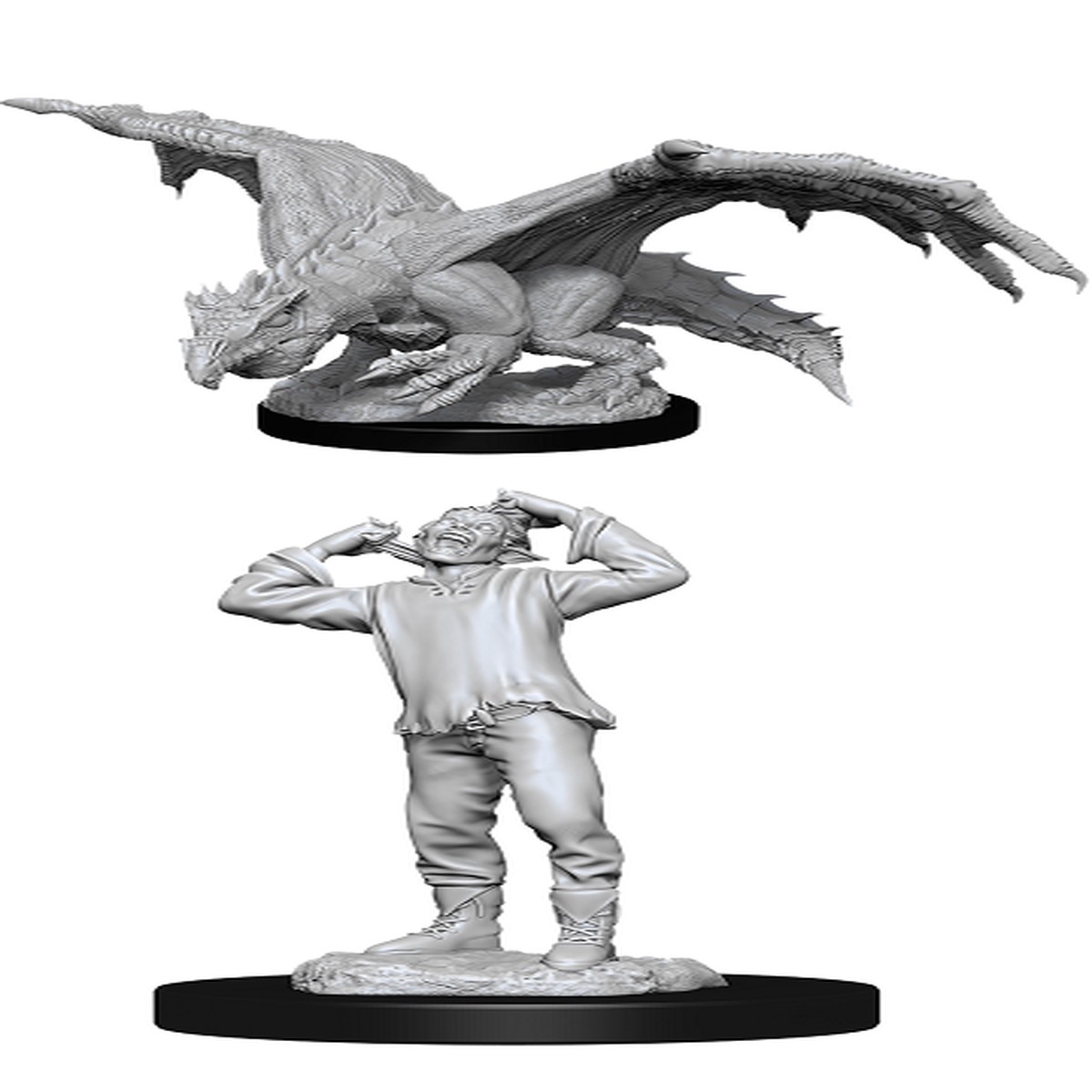 D&D Unpainted Minis WV11 Green Dragon Wyrmling