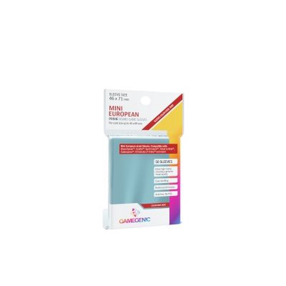 Gamegenic: Prime Mini European-Sized Card Game Sleeves (50)