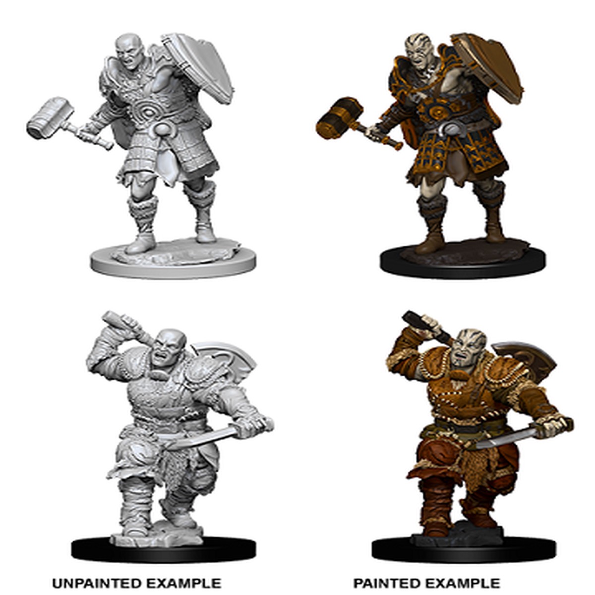 D&D Unpainted Minis: Male Goliath Fighter