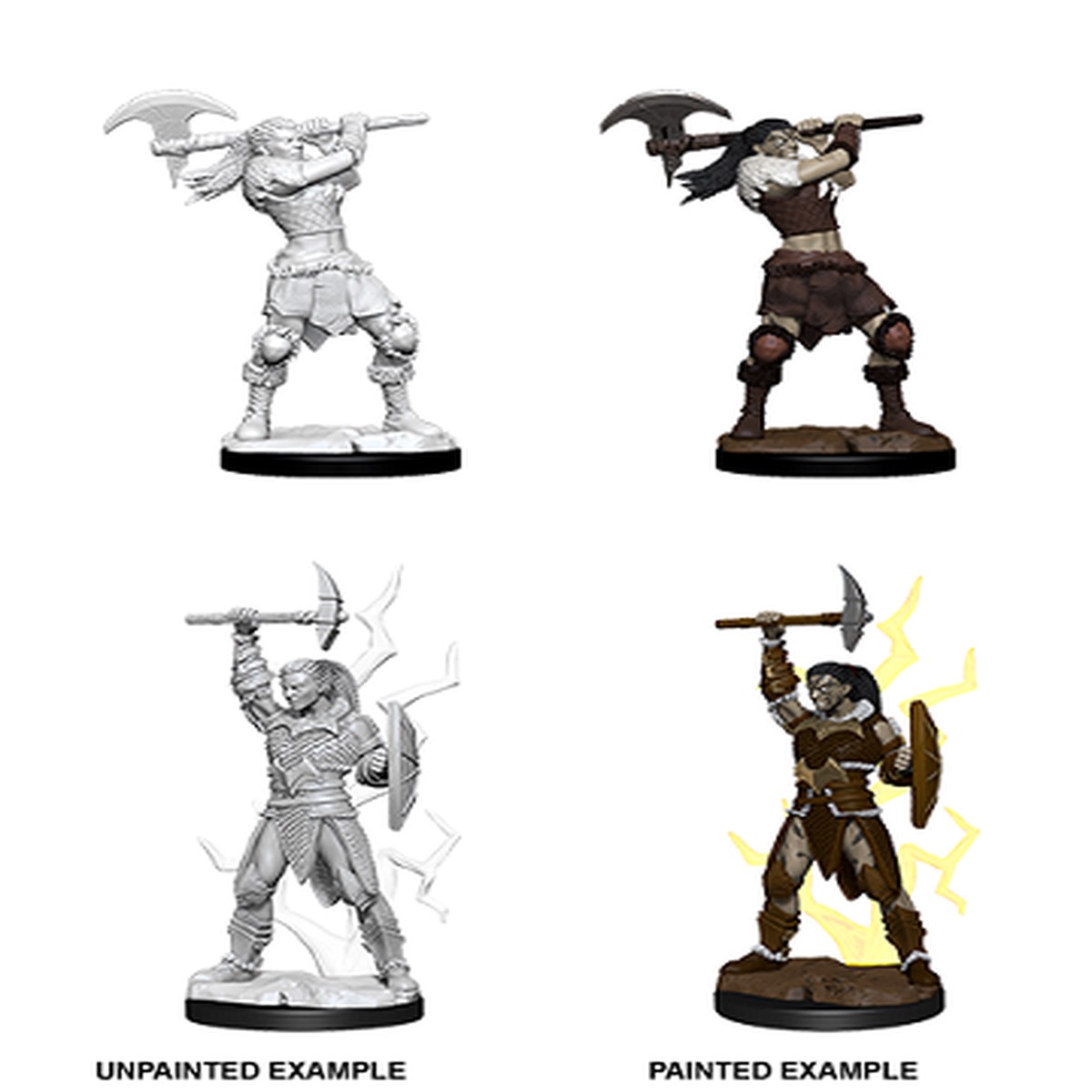 D&D Unpainted Minis WV10 Female Goliath Barbarian