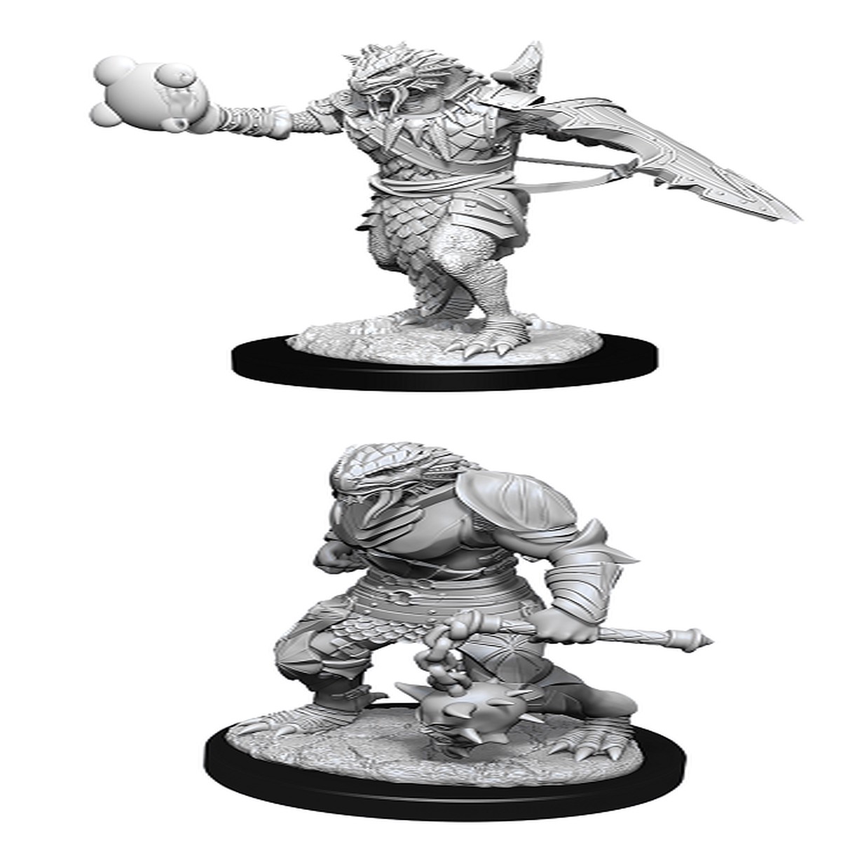 D&D Unpainted Minis WV11 Male Dragonborn Paladin