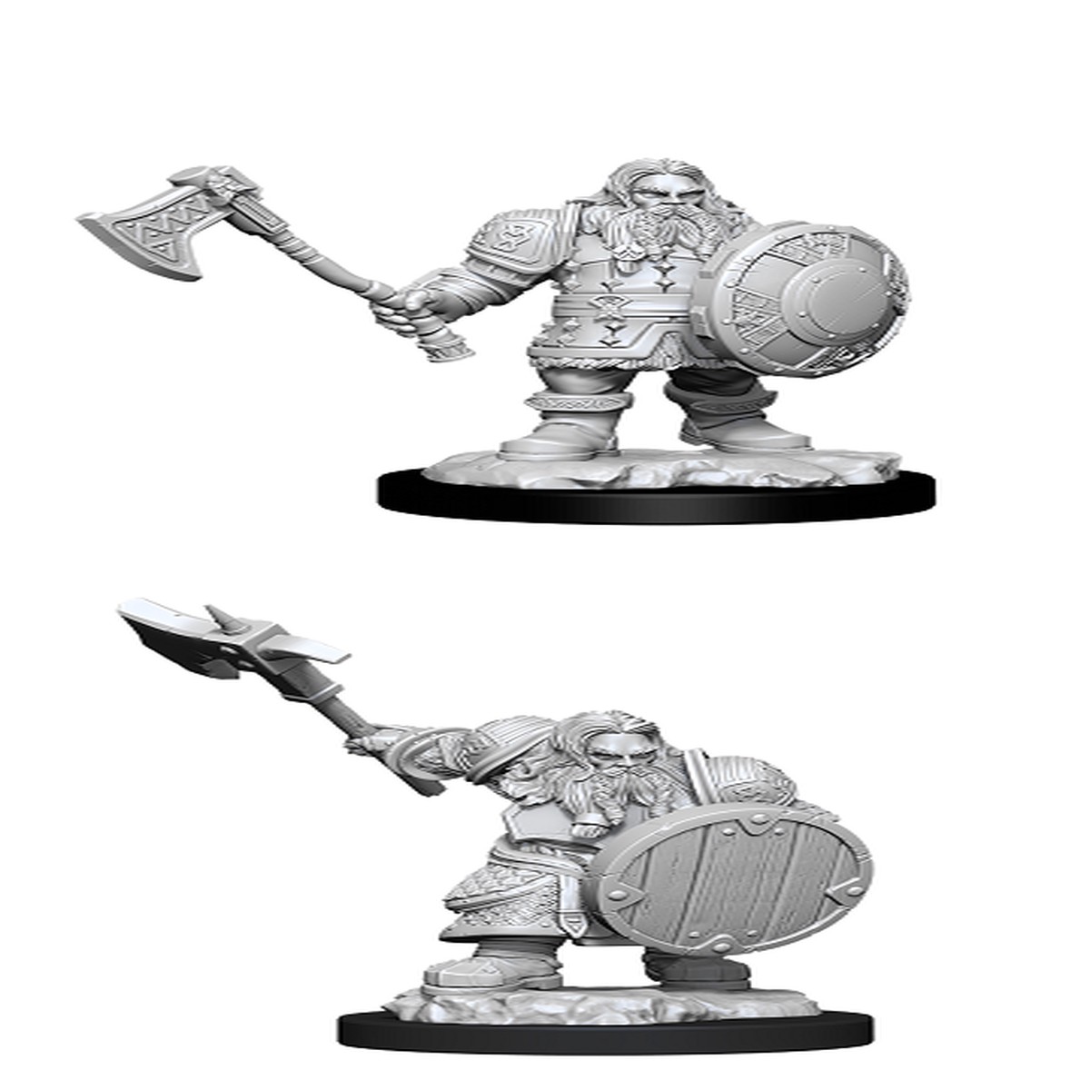 D&D Unpainted Minis WV11 Male Dwarf Fighter