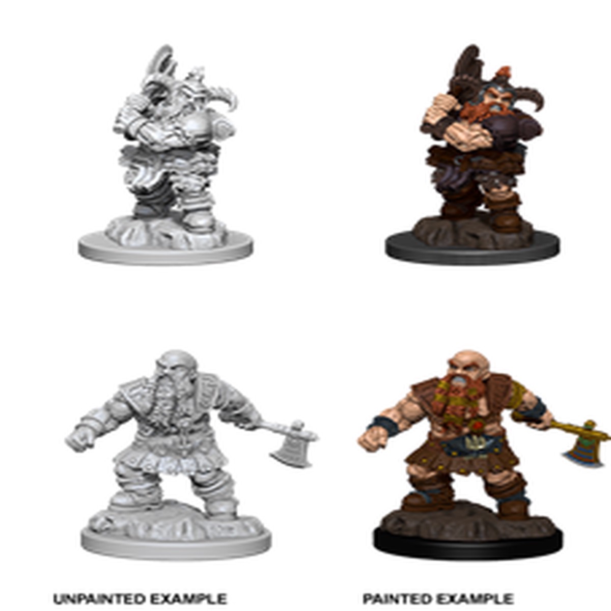 D&D Unpainted Minis: Male Dwarf Barbarian