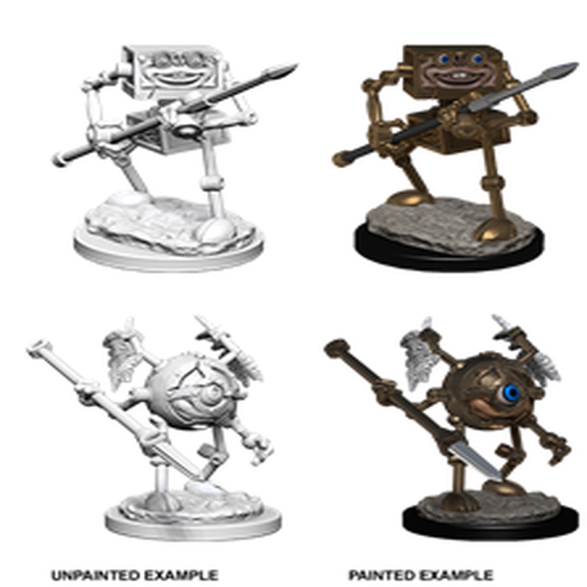 D&D Unpainted Minis: Monodrone & Duodrone