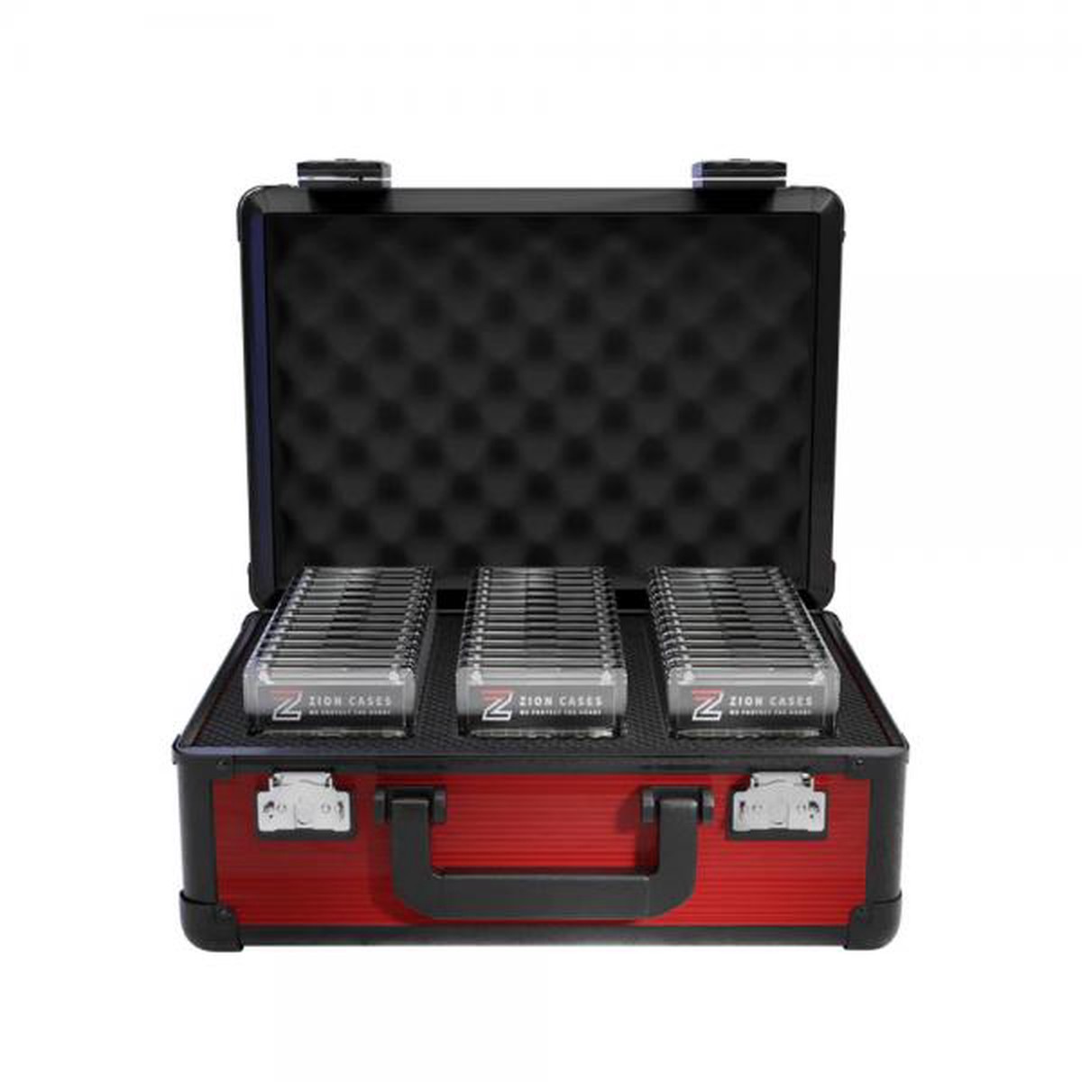 Zion Cases  Slab Case X 3 Row (Red)