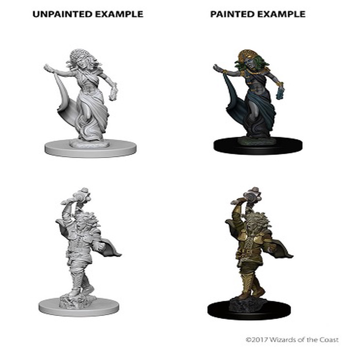 D&D Unpainted Minis: Medusas