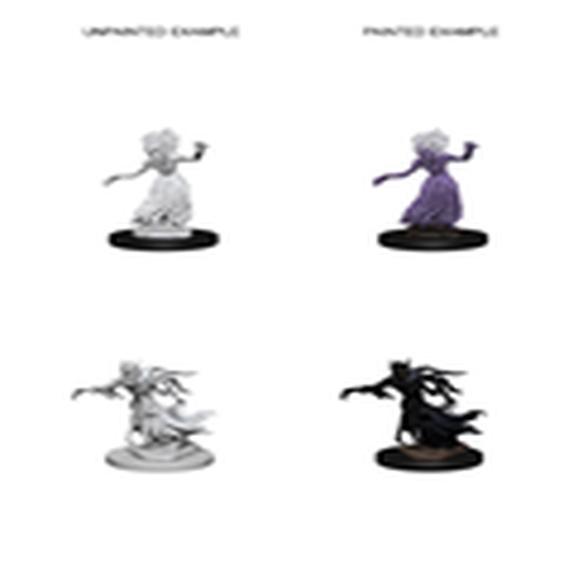 D&D Unpainted Minis: Wraith & Specter
