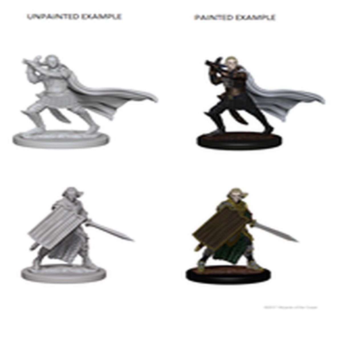 PF Unpainted Minis: WV2 Elf Male Paladin