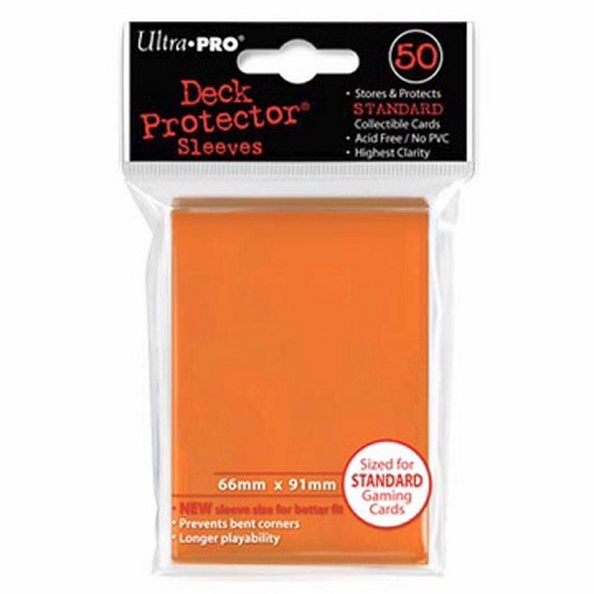 Ultra Pro Sleeves: Deck Protector Orange 50ct