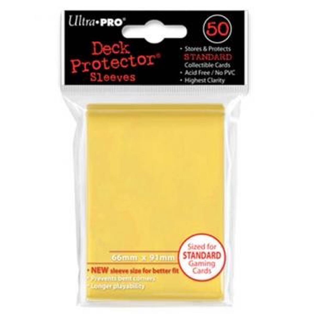Ultra Pro Sleeves: Deck Protector Yellow 50ct